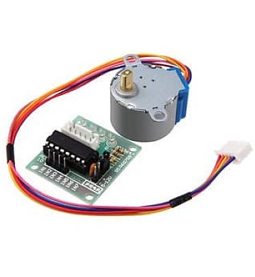 Stepper Motor (5V) 4-Phase  + Driver Board ULN2003