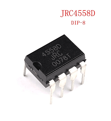 IC 4558 DIP-8 (Dual Operational Amplifier)