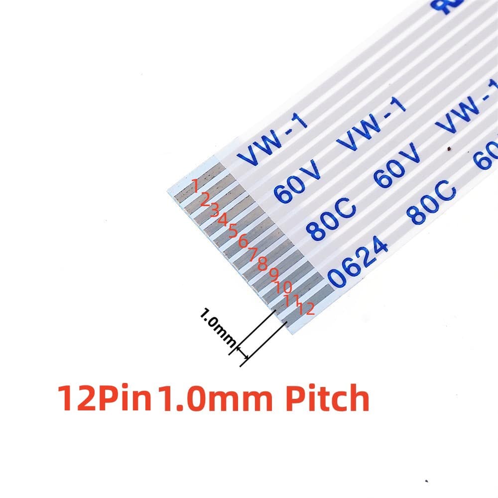 Flexible Flat Cable FFC (14Pin) 1.0mm Pitch 300mm (Type: A)