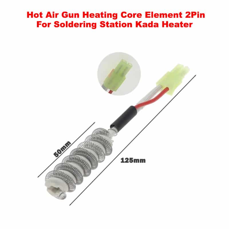 Hot Air Gun Heating Core Element 2Pin For Soldering Station Kada Heater