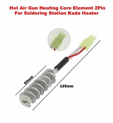 Hot Air Gun Heating Core Element 2Pin For Soldering Station Kada Heater