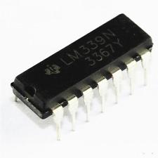 LM339N DIP-14 (Low Power Quad Voltage Comparator)