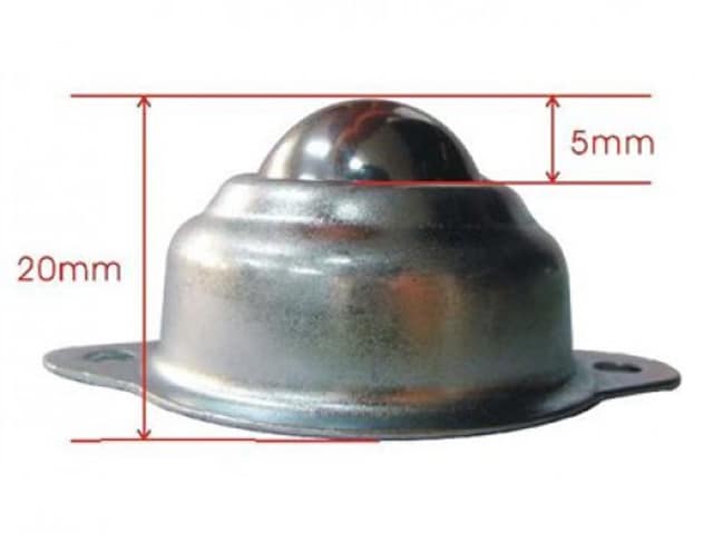 Metal Caster Wheel for Robot (20mm)