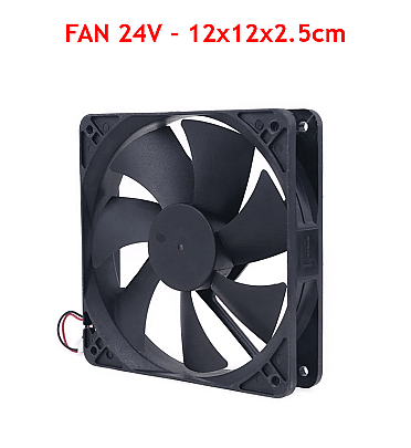 FAN 24V ( 12x12x2.5 cm) (New)