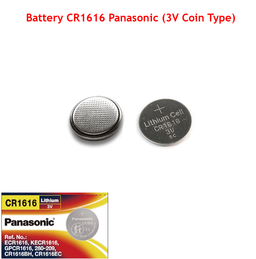 Battery CR1616 Panasonic (3V Coin Type)
