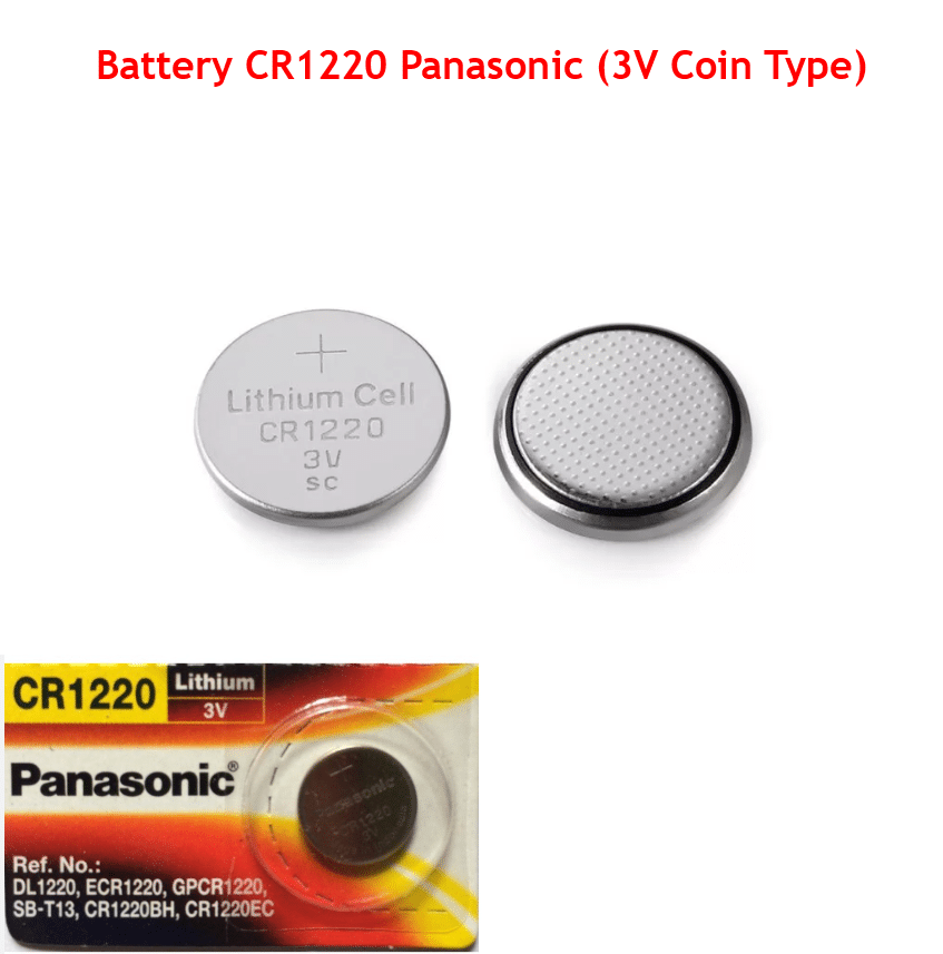Battery CR1220 Panasonic (3V Coin Type)