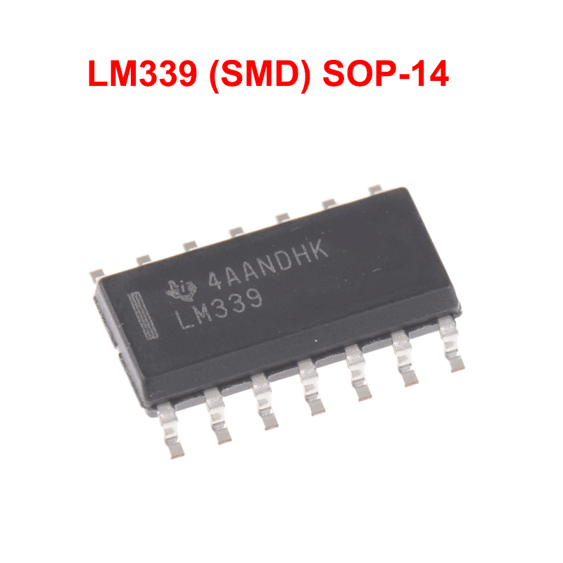 SMD LM339 Sop-14 (Low Power Quad Voltage Comparator)