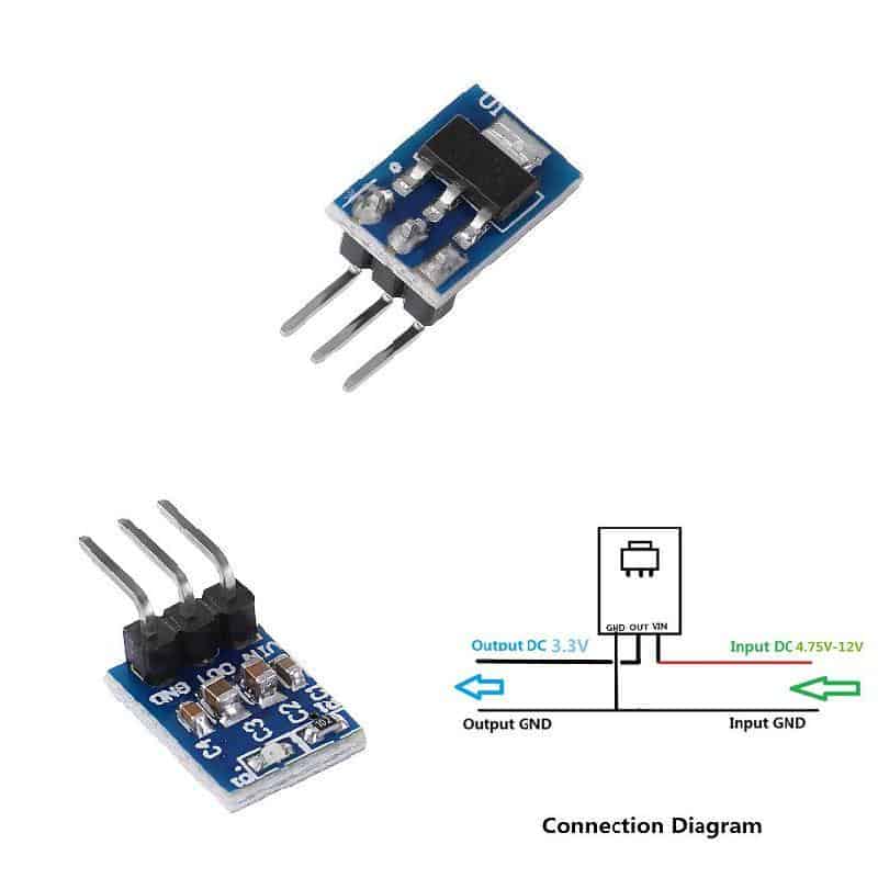 Mini AMS1117 - 3.3V Power Module Board