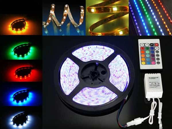 LED STRIP LIGHT RGB 5050 60Led/Meter+Control and Remote