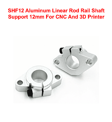 SHF12 Aluminum Linear Rod Rail Shaft Support 12mm For CNC And 3D Printer