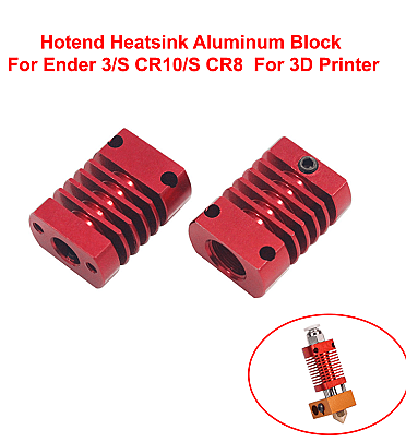 Hotend Heatsink Aluminum Block For Ender3/S CR10/S CR8 For 3D Printer