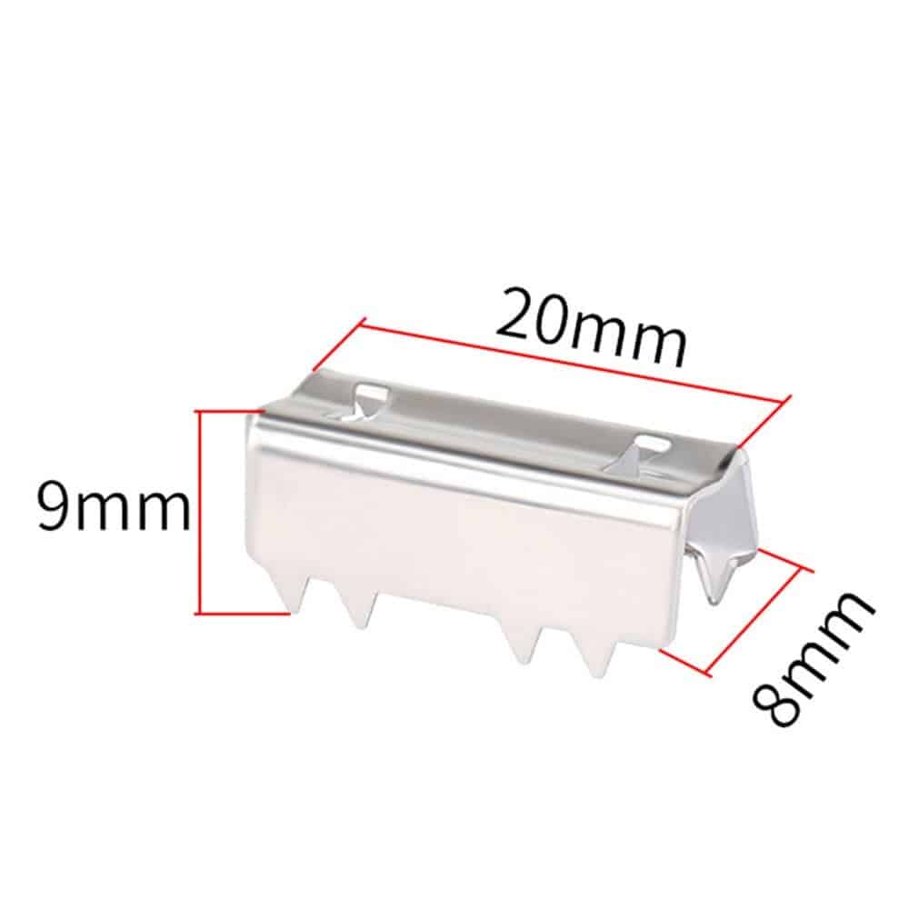 GT2 Open Belt Clip For Open-End Timing Belts Crimp Style