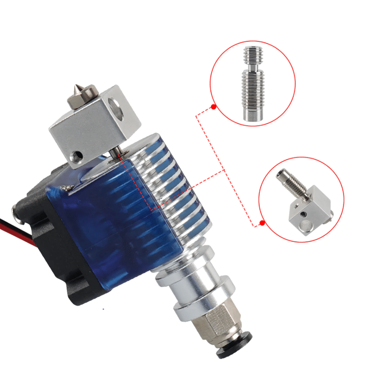 E3D V6 Heat Break Hotend Throat Teflon Tube For 1.75/with PTFE Extruder Pipe 23mmFor 3D Printer