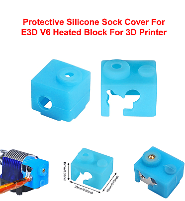 Protective Silicone Sock Cover For E3D V6 Heated Block For 3D Printer