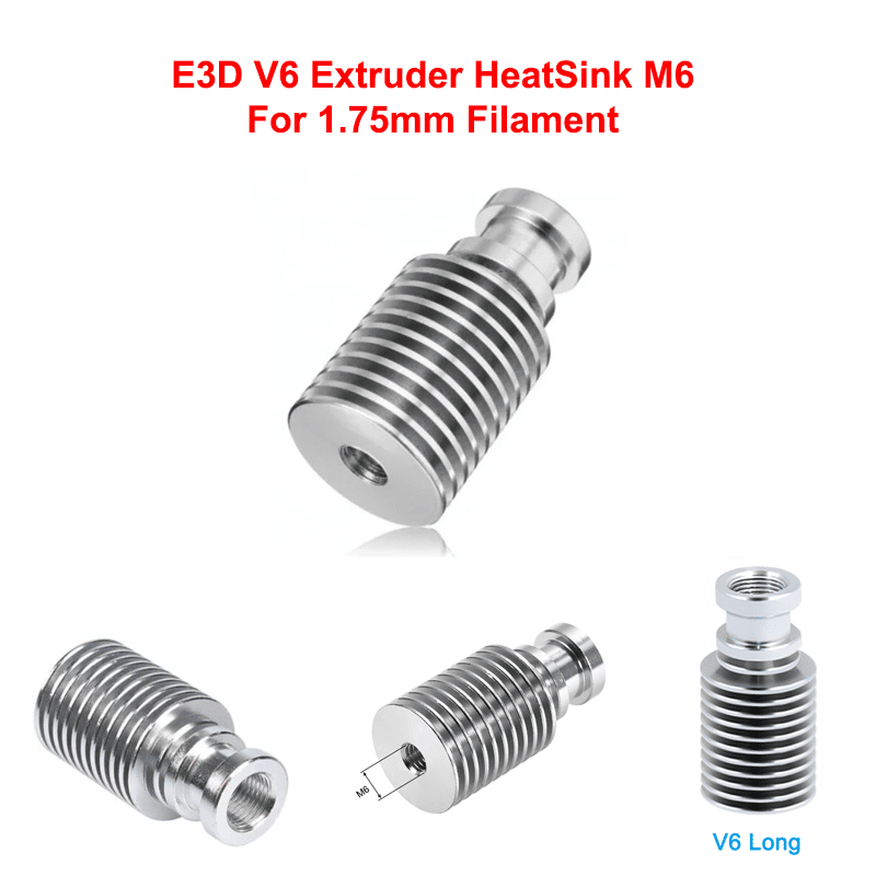 E3D V6 Extruder HeatSink M6 For 1.75mm Filament For 3D Printer