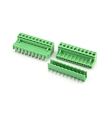 Terminal Block 10Pin Pluggable (Right Angle)