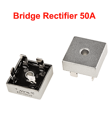 Bridge Rectifier 50A - 1000V Square Shape (KBPC5010)