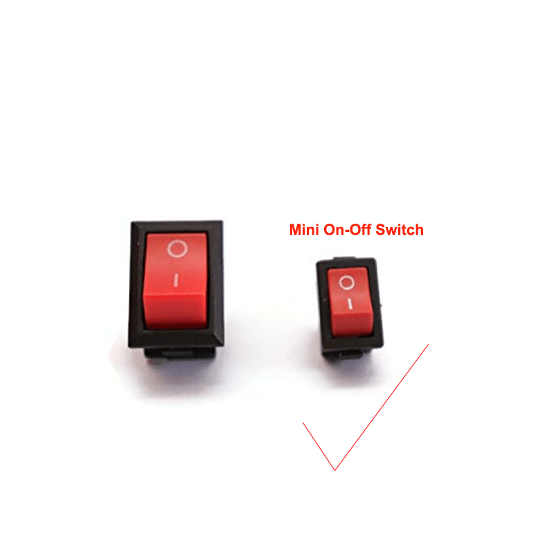 Mini On-Off Switch (AC250V-3A) (2 Pin) KCD11
