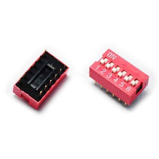 Dip Switch 6 Positions