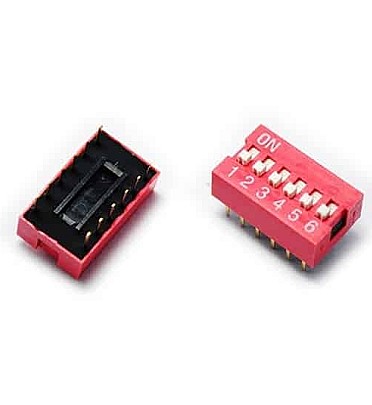 Dip Switch 6 Positions