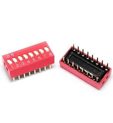Dip Switch 8 Positions