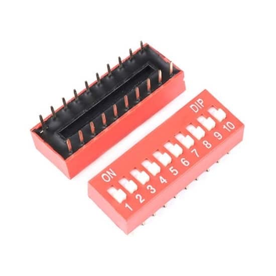 Dip Switch 10 Positions