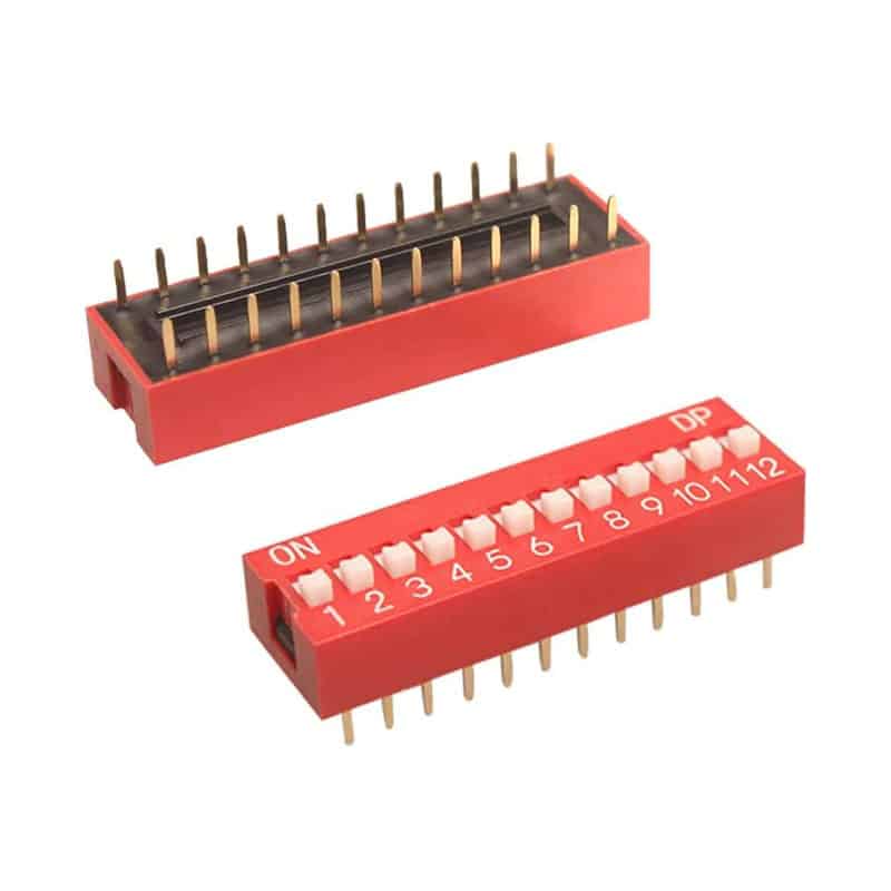 Dip Switch 12 Positions
