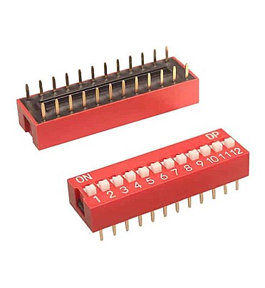 Dip Switch 12 Positions