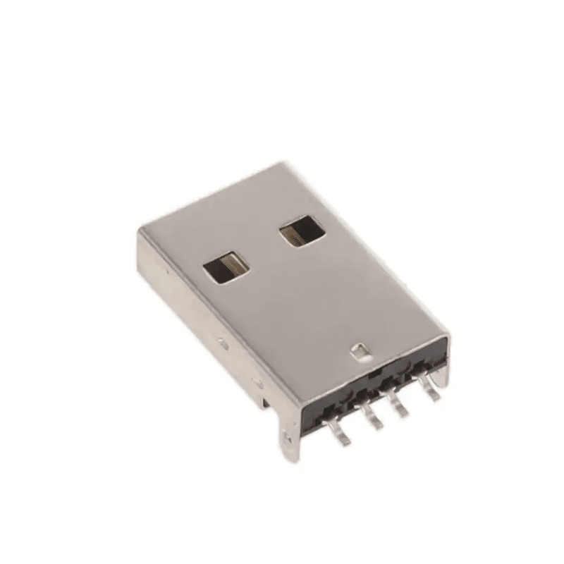 USB Connector SMD on PCB "A" Type Male