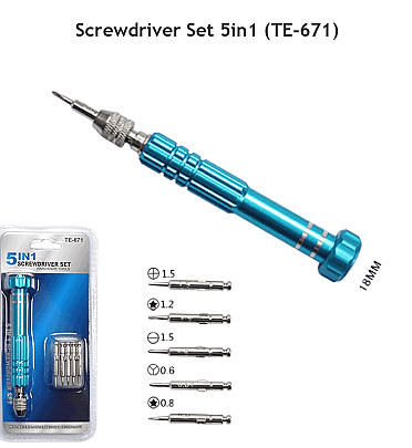 Screwdriver Set 5in1 (TE-671)