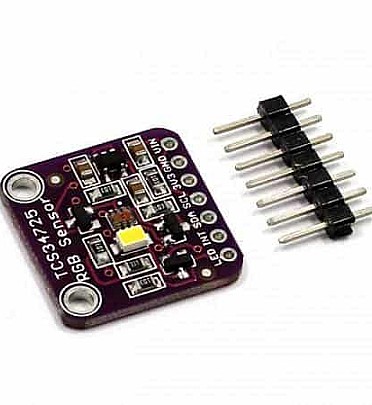 RGB Color Sensor with IR filter and White LED - TCS34725