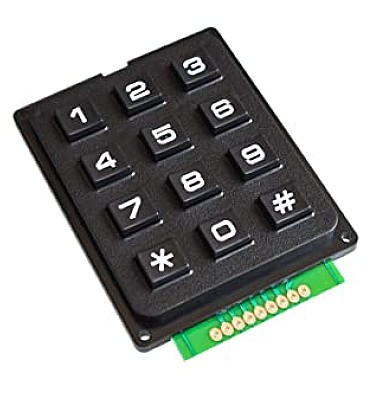 Keypad 4x3 Matrix Array Membrane switch