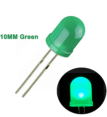 LED Green 10mm -2Pin