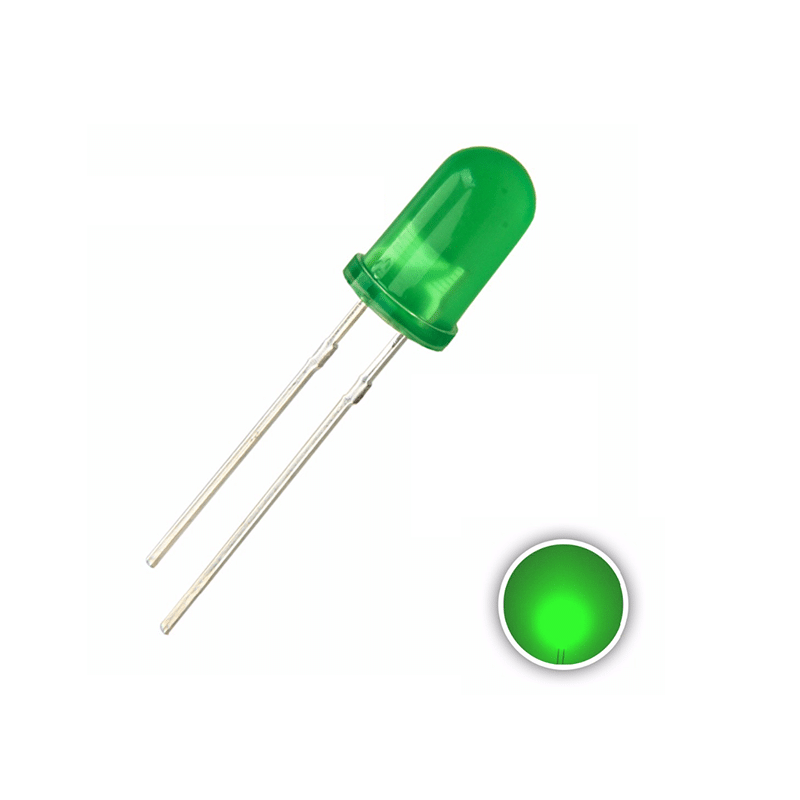 LED Green 5mm -2Pin