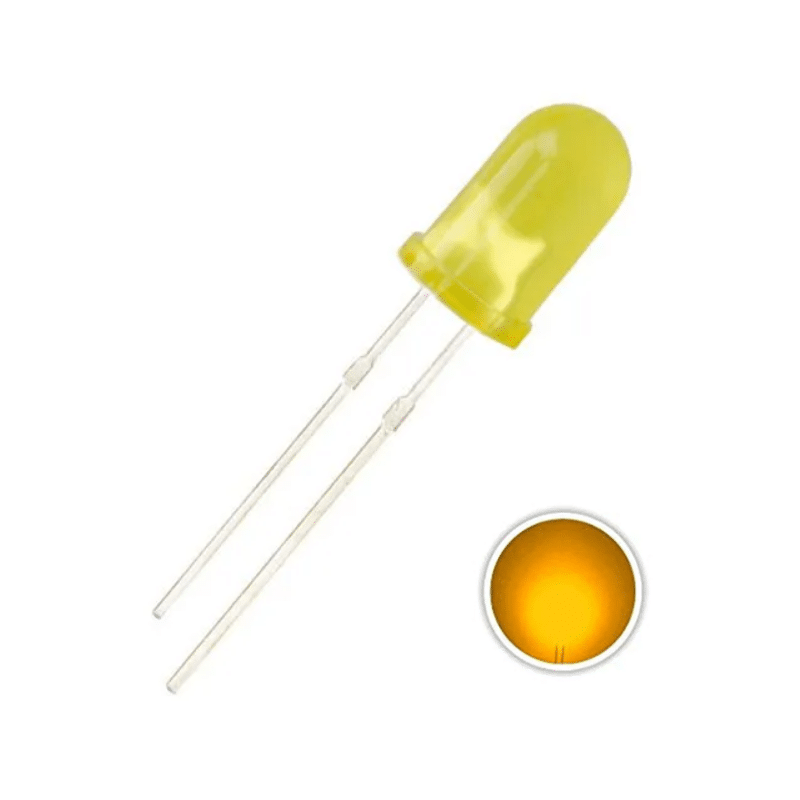 LED Yellow 5mm -2Pin