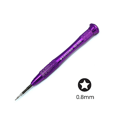 KATEX Screwdriver 0.8x25mm (Pentagram ☆ ) (NO:658)