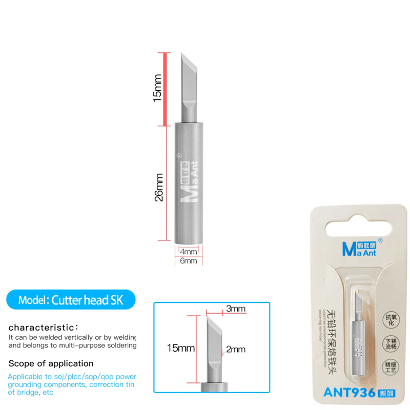 High Quality Soldering Iron Station Tip 900M-T-SK (MaAnt ANT936)