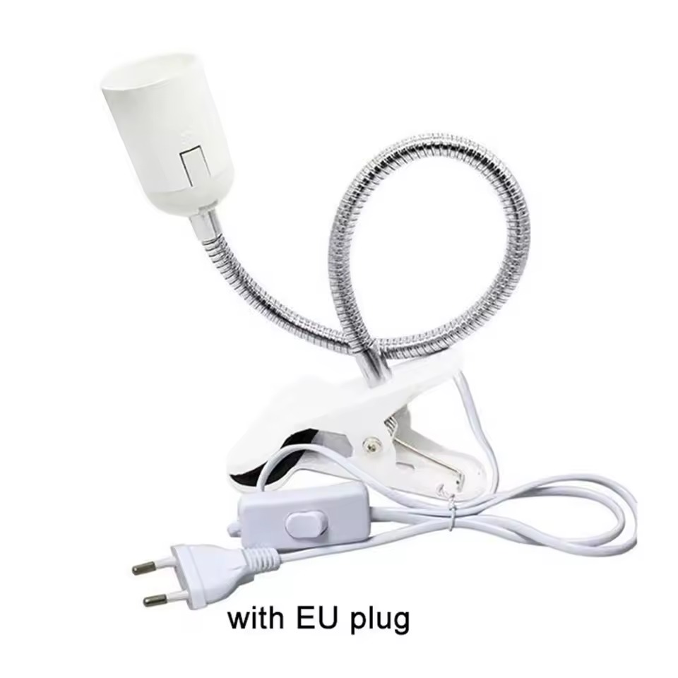 White Flexible Clamp Desk LED Light Lamp For Table Maintenance (220V - 20W)