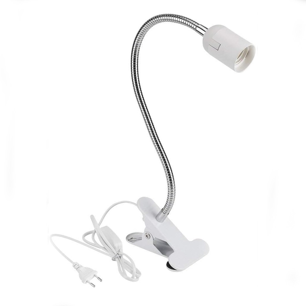 White Flexible Clamp Desk LED Light Lamp For Table Maintenance (220V - 20W)