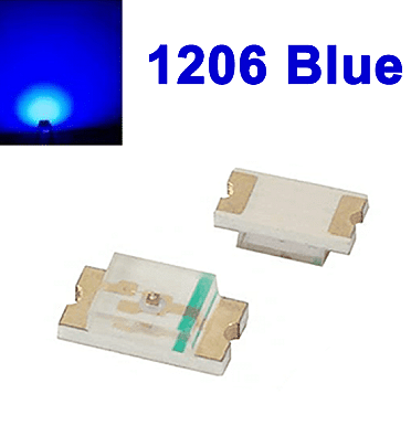 SMD LED 1206 Blue (10Pcs)