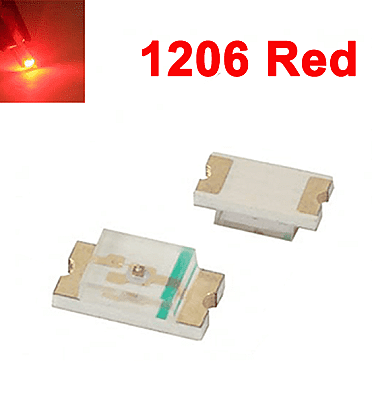 SMD LED 1206 Red (10Pcs)