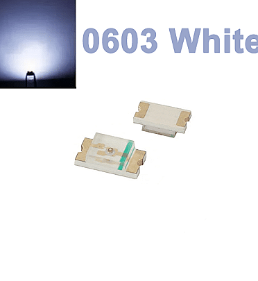 SMD LED 0603 White (10Pcs)