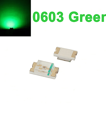 SMD LED 0603 Green (10Pcs)