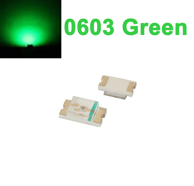 SMD LED 0603 Green (10Pcs)