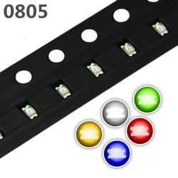 SMD LED 0805 Red (10Pcs)