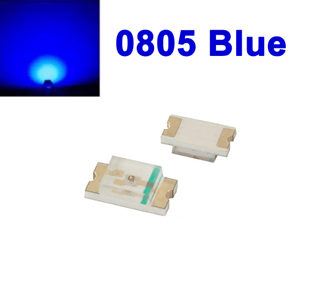 SMD LED 0805 Blue (10Pcs)