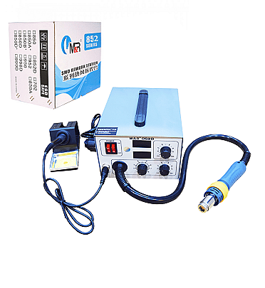 SMD Soldering Station Hot Air & Soldering Iron MR 852D
