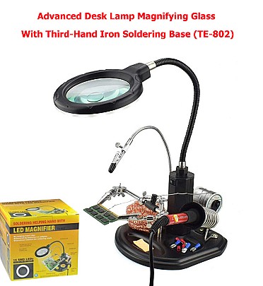 Magnifier with 4 Alligators Universal Repair Welding Station (TE-806)