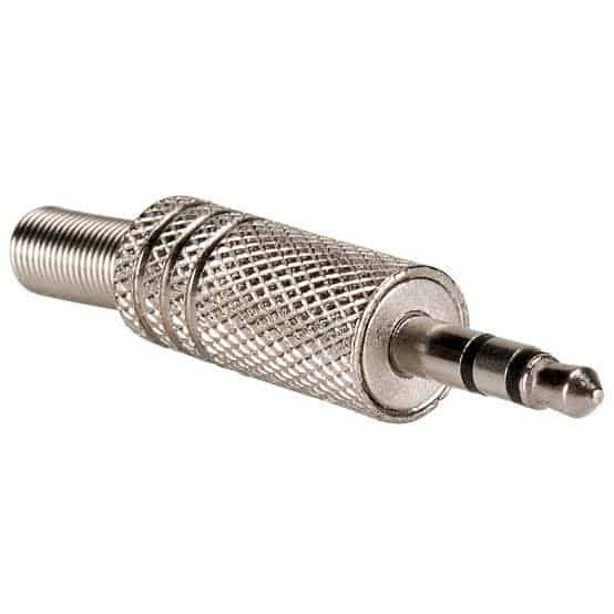Audio Plug 3.5mm Stereo - Metal