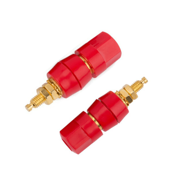 Banana Plug Binding Post 4mm - Female - Red Color (25A)